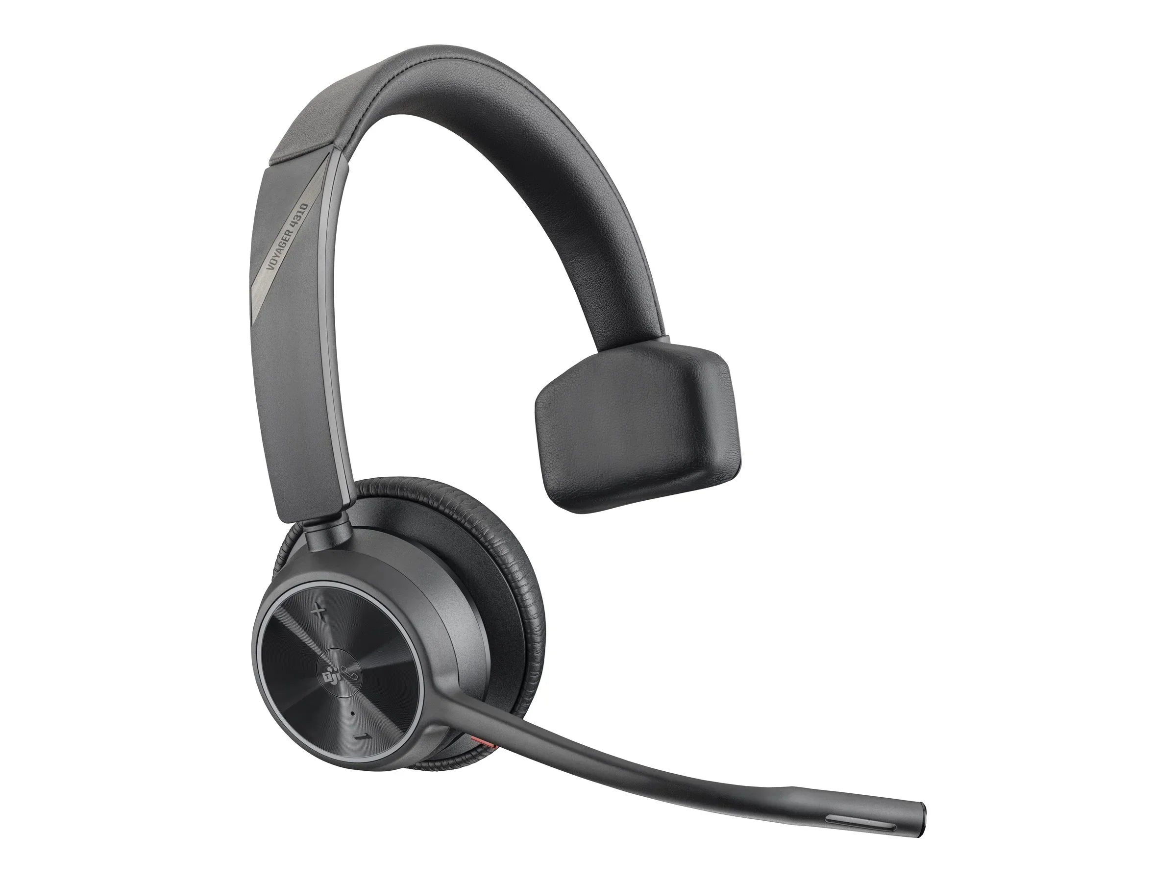 Poly Voyager 4310 -AHeadset +  dongle  - Google Assistant, Siri - Mono -  Type  - Wired/Wireless - Bluetooth - 164 ft - 20 Hz - 20 kHz - On-ear, Over-the-head - Monaural - Supra-aura...