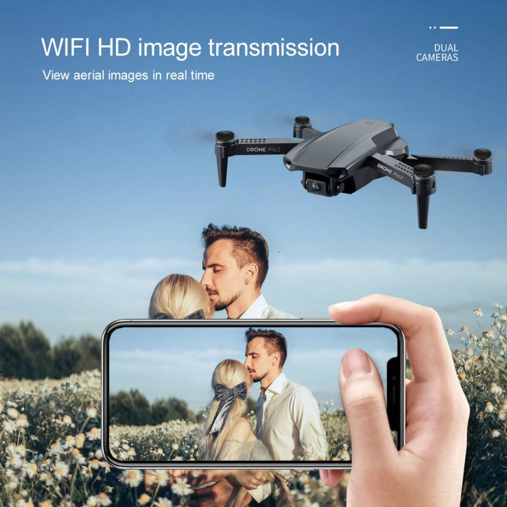 Dqacd 2021 New    Drone 4K  Dual Camera  WiFi  Foldable Drone