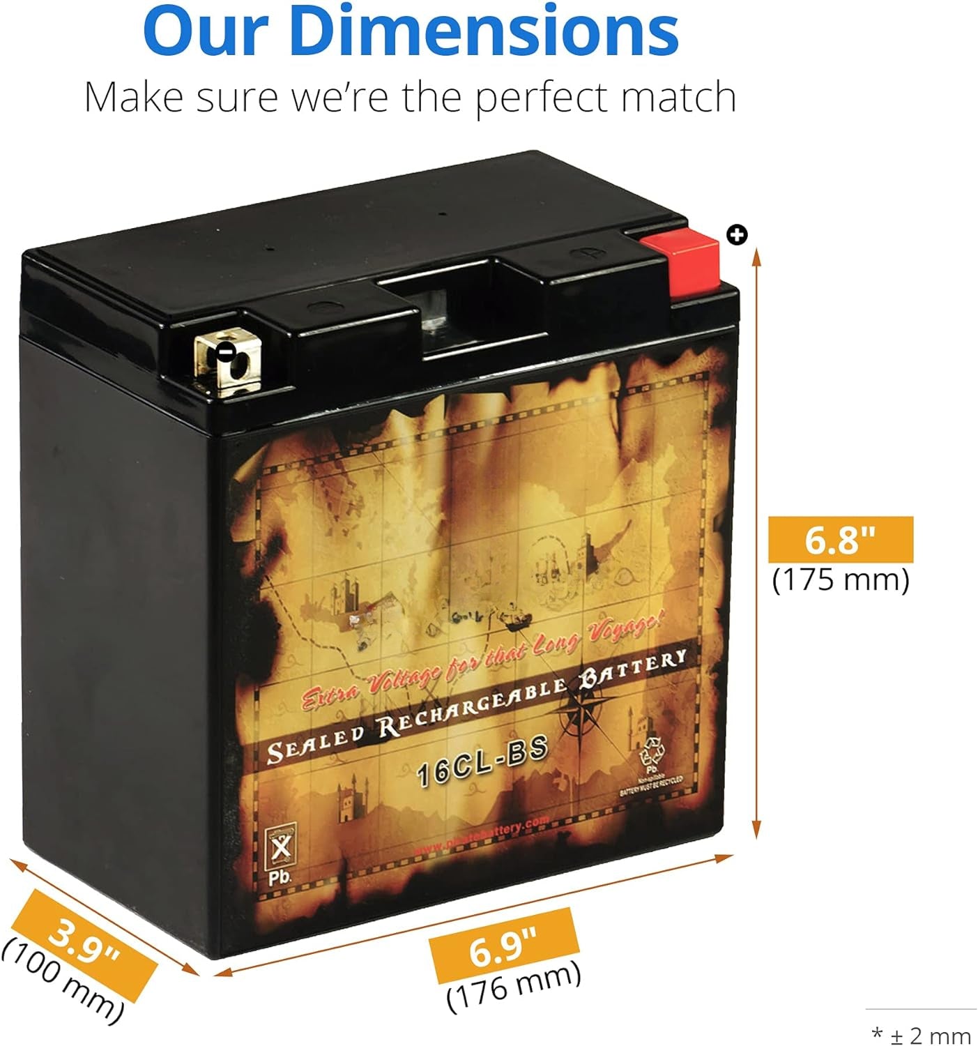 Rechargeable - Jet Ski Battery Replacement for  Wave Runner All  87-'09, Kawasaki, Polaris, & 's