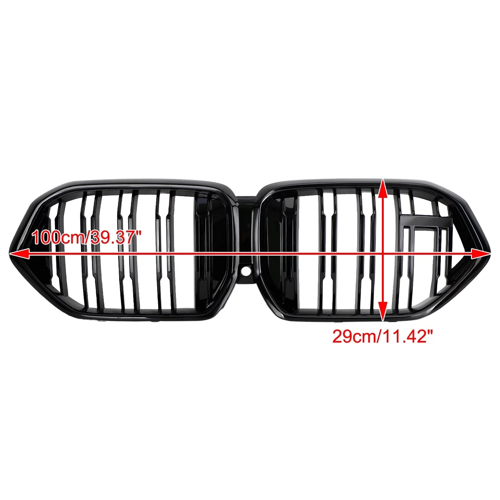 Front Bumper Grille Grill Fit for    M50i 2020-2022 /Camera Hole Black