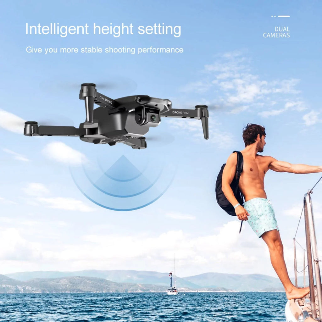 Dqacd 2021 New    Drone 4K  Dual Camera  WiFi  Foldable Drone