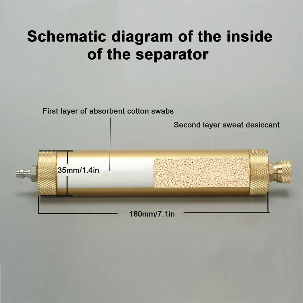 30Mpa 4500PSI  Compressor Oil Water Separator High Pressure Air Pump Filter