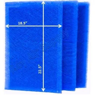 MicroPower Guard Air Cleaner Replacement Filter Pads 20x25 Refills (3 Pack)