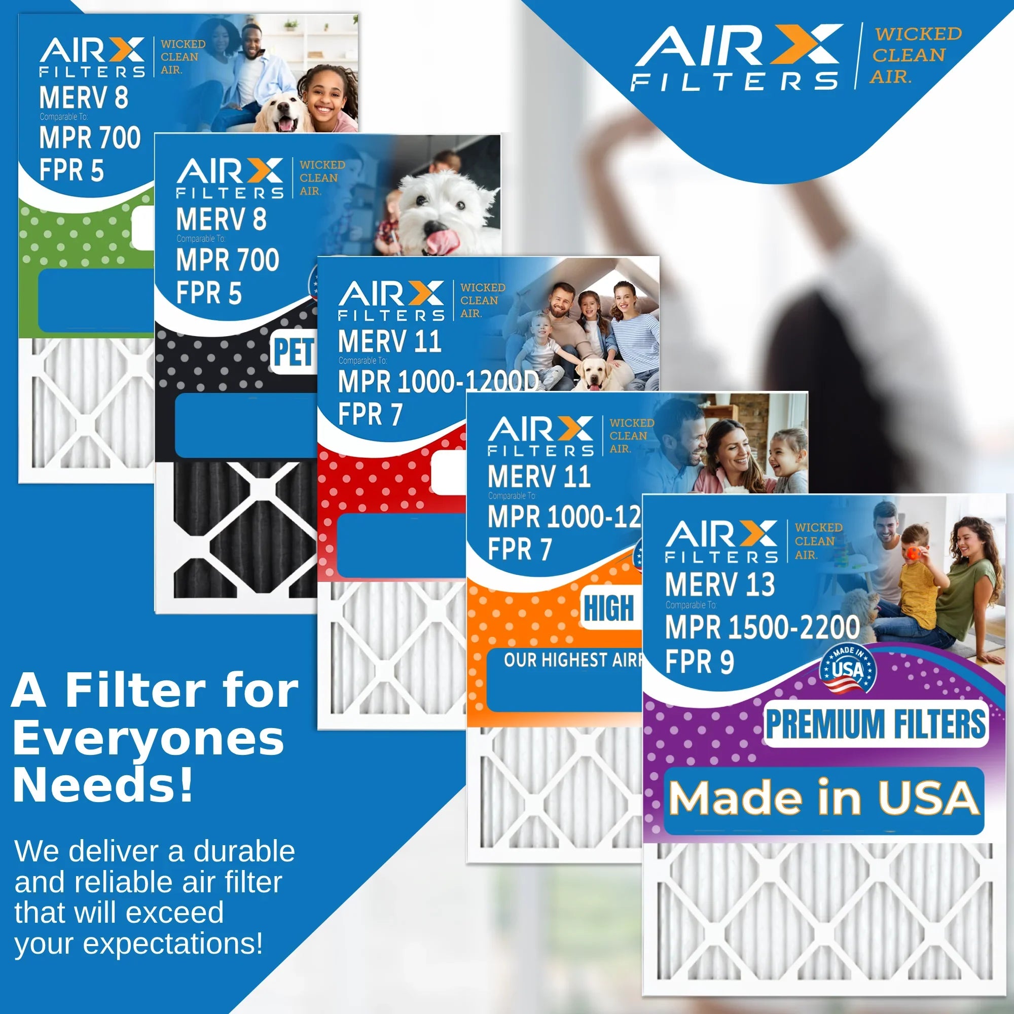 20x20x5 Air Filter  11 Comparable to  1000,  1200 &  7 Compatible with Air Bear 259112-103 Premium  Made 20x20x5 Furnace Filter 1 Single Filter by     .