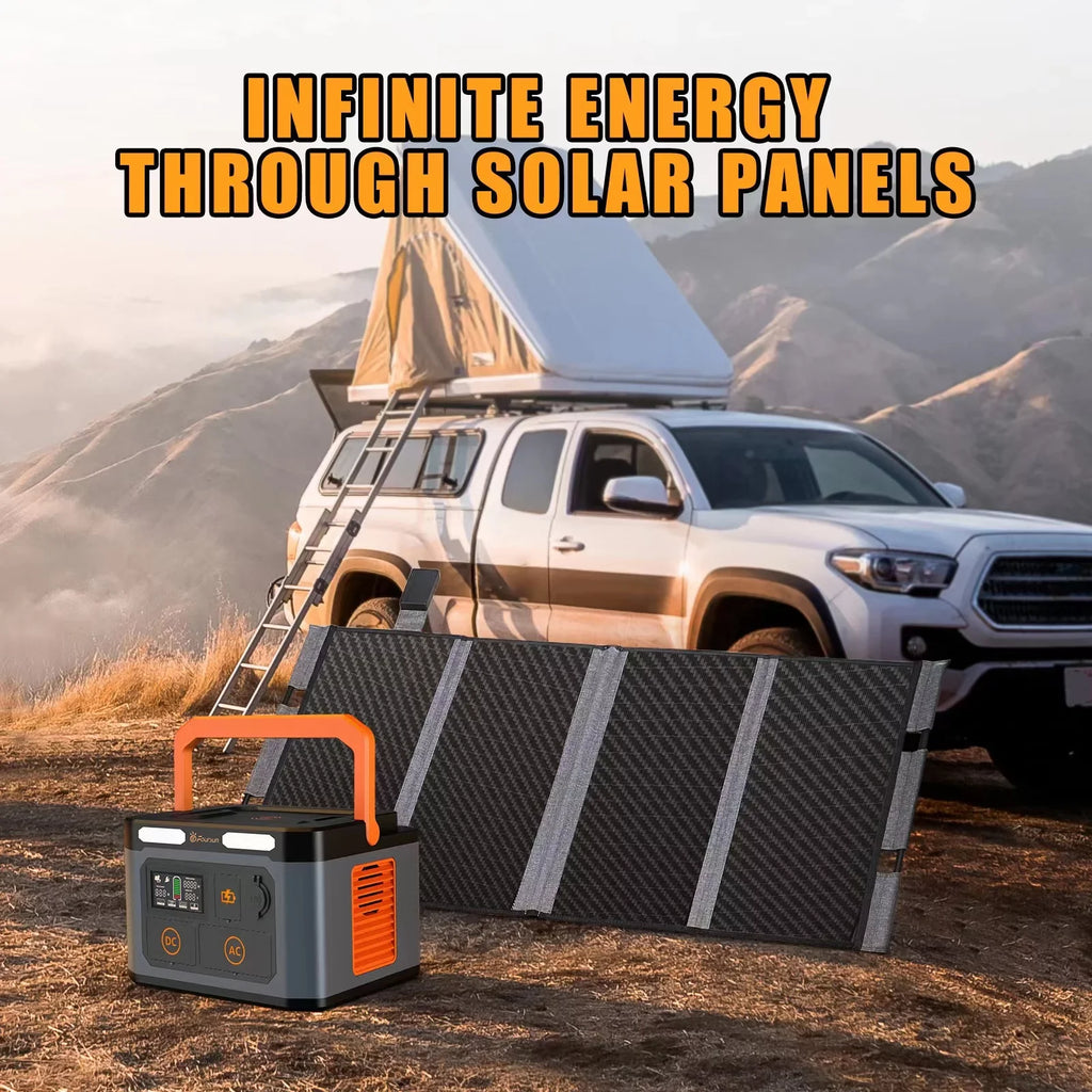 Foursun 1500W(3000W Peak) Portable Power Station,1598.4Wh with 2 x 1500W  Outlets ,Wireless charge, 65W,Solar Generator for Home Backup, Emergency, Camping