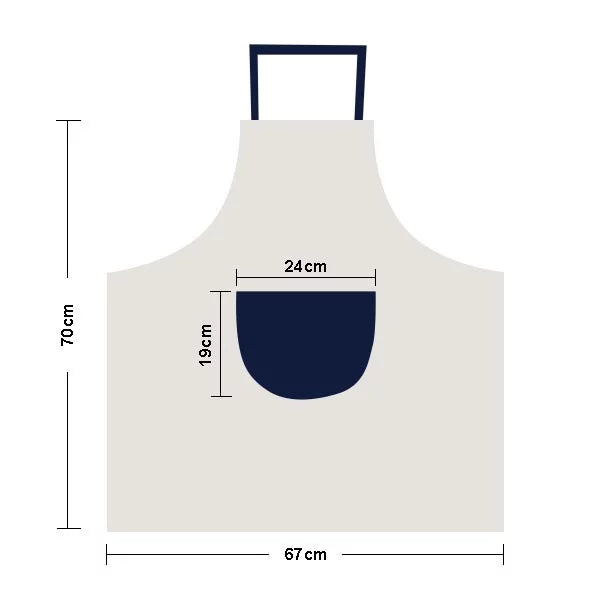 Best Friend Ever Quote Apron Adjustable Bib Cotton Linen  Kitchen Pocket Pinafore