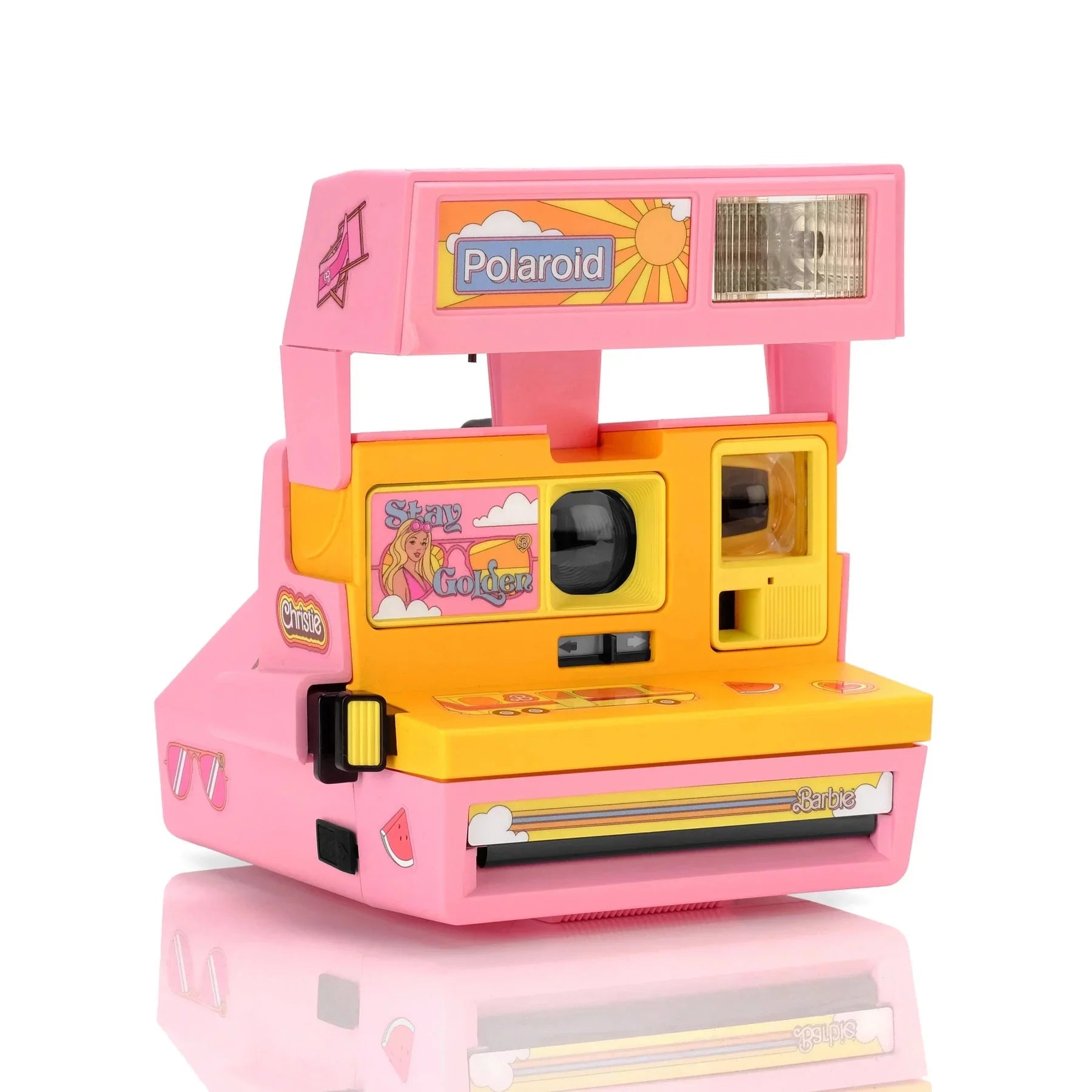 Polaroid 600 Instant Film Camera (Malibu Barbie) with Instant Film and Film Kit