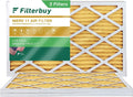 Filterbuy 10x24x1  11 Pleated   Furnace Air Filters (3-Pack)