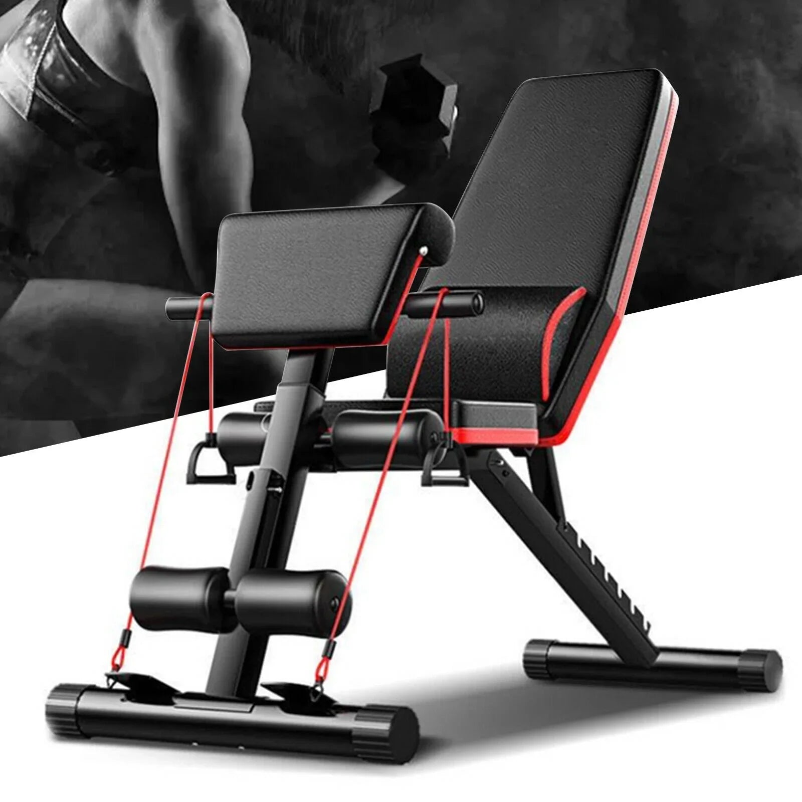 160kg / 352.7lb Multifunctional Workout Adjustable Weight Bench for Home Gym