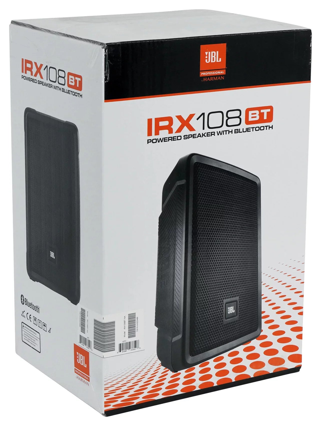 8" 1000w Powered  Portable  Speaker w/ Bluetooth + Hand Truck