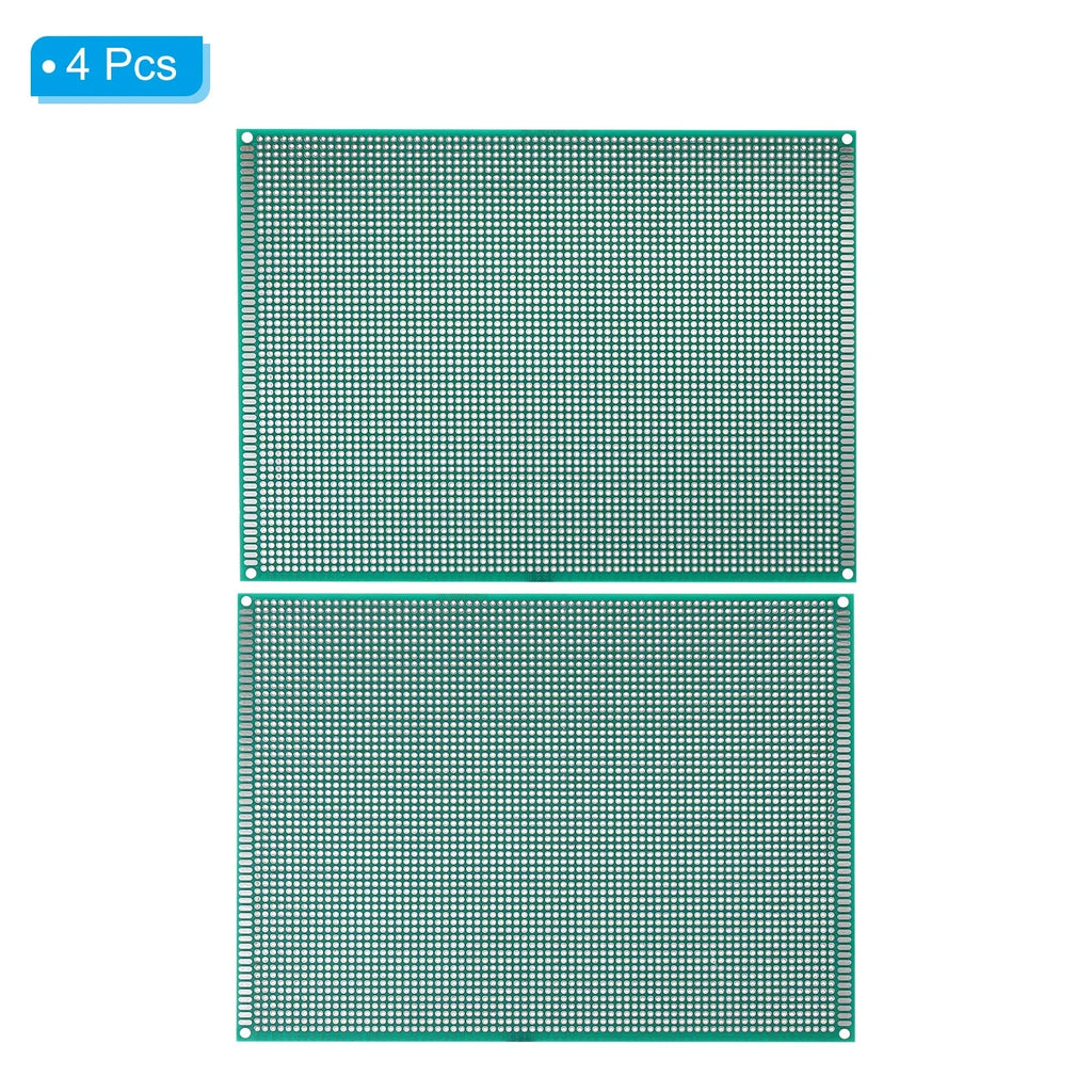 Uxcell 7.9" x 5.9" Double Sided  Board, 4 Pcs, Green