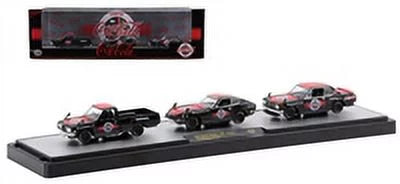 Machines Coca-Cola Auto Haulers Release  - 1970 Nissan Fairlady z432, 1971 Nissan Skyline -, 1974 Datsun Truck
