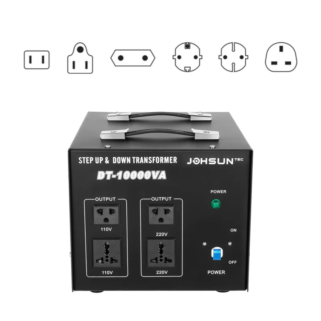 Wuzstar Electric Voltage Converter Transformer Heavy Duty Step Up Step Down 110V to/from 220V Converter