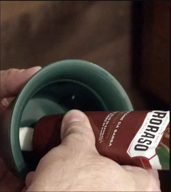 Proraso Shaving Soap Cream Sandalwood Shea Butter Sapone Da Barba in for Coarse Beard 150ml tube -  3 Pack