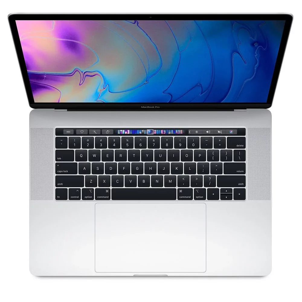 Apple  Grade Macbook Pro 15.4-inch (Retina, Silver, Touch Bar) 2.2Ghz 6-Core i7 (Mid 2018) / 1TB  16GB Memory 2880x1800 Display Mac  Sierra Power Adapter Included