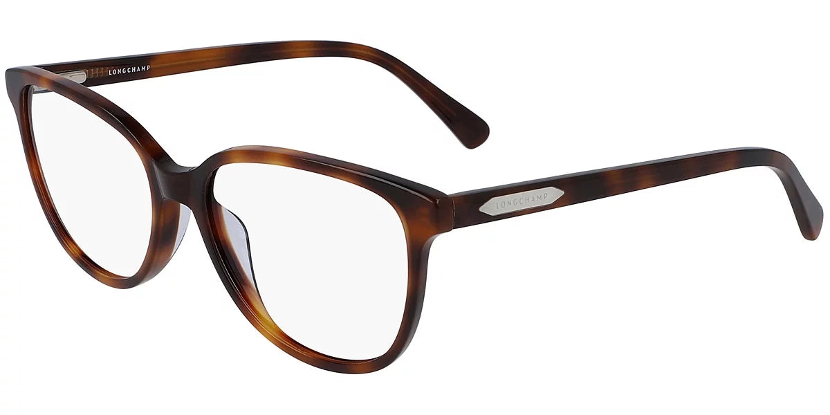Longchamp  Full Rim Rectangle Havana Eyeglasses