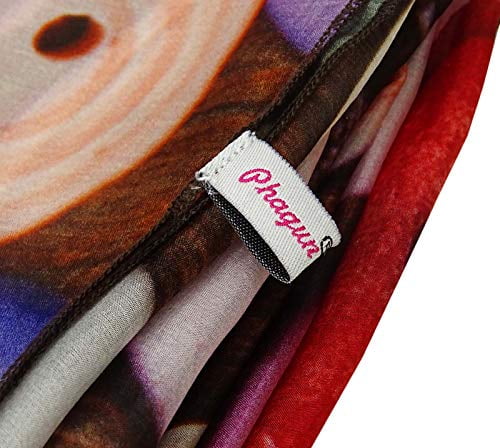 Phagun Grey Dogs Mix Printed Square Pure SilkScarfFor Hair Neck Head Bandanas For Women
