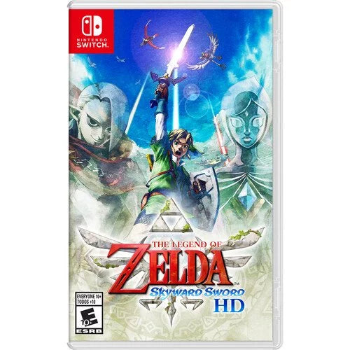 Nintendo Switch Lite Yellow Console Bundle with Legend of Zelda Skyward Sword