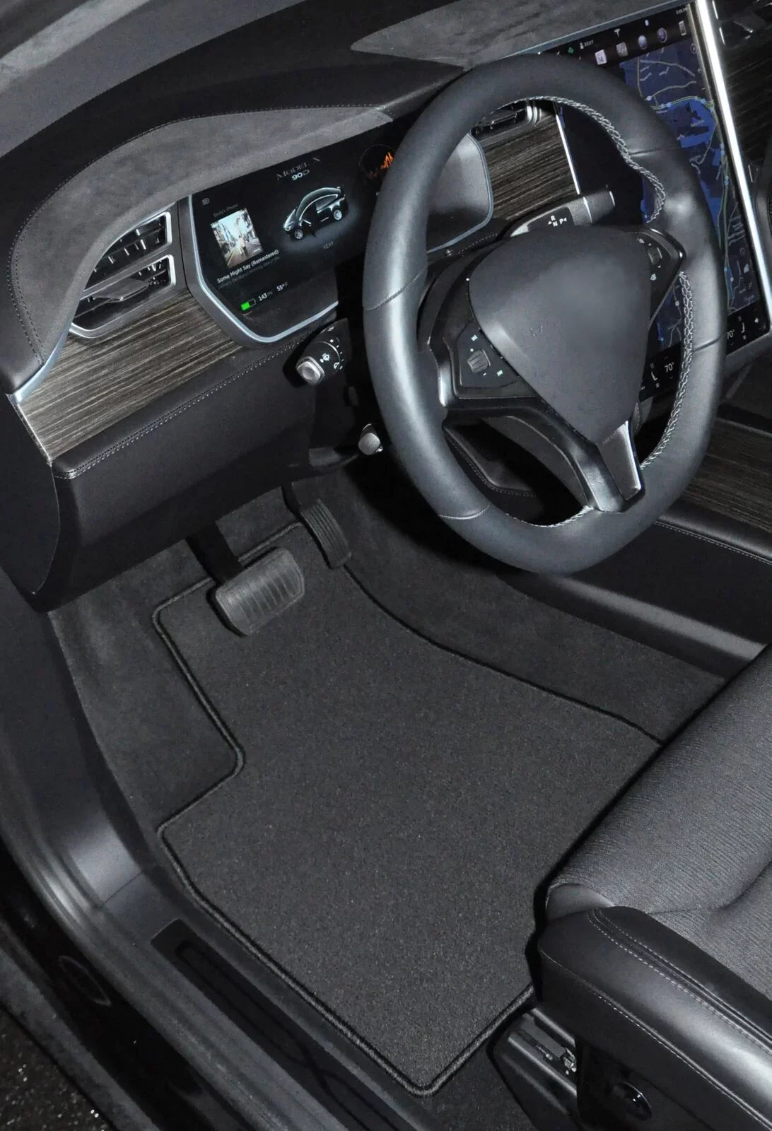 Black Classic Carpet Car Mats / Floor Mats, Custom Fit for 2018, 2019, 2020, 2021 - Driver & Passenger Mats