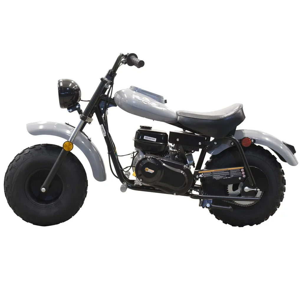 Massimo Motor Mini Bike  6.5HP Gas Powered 200cc Motorcycle (Gray)