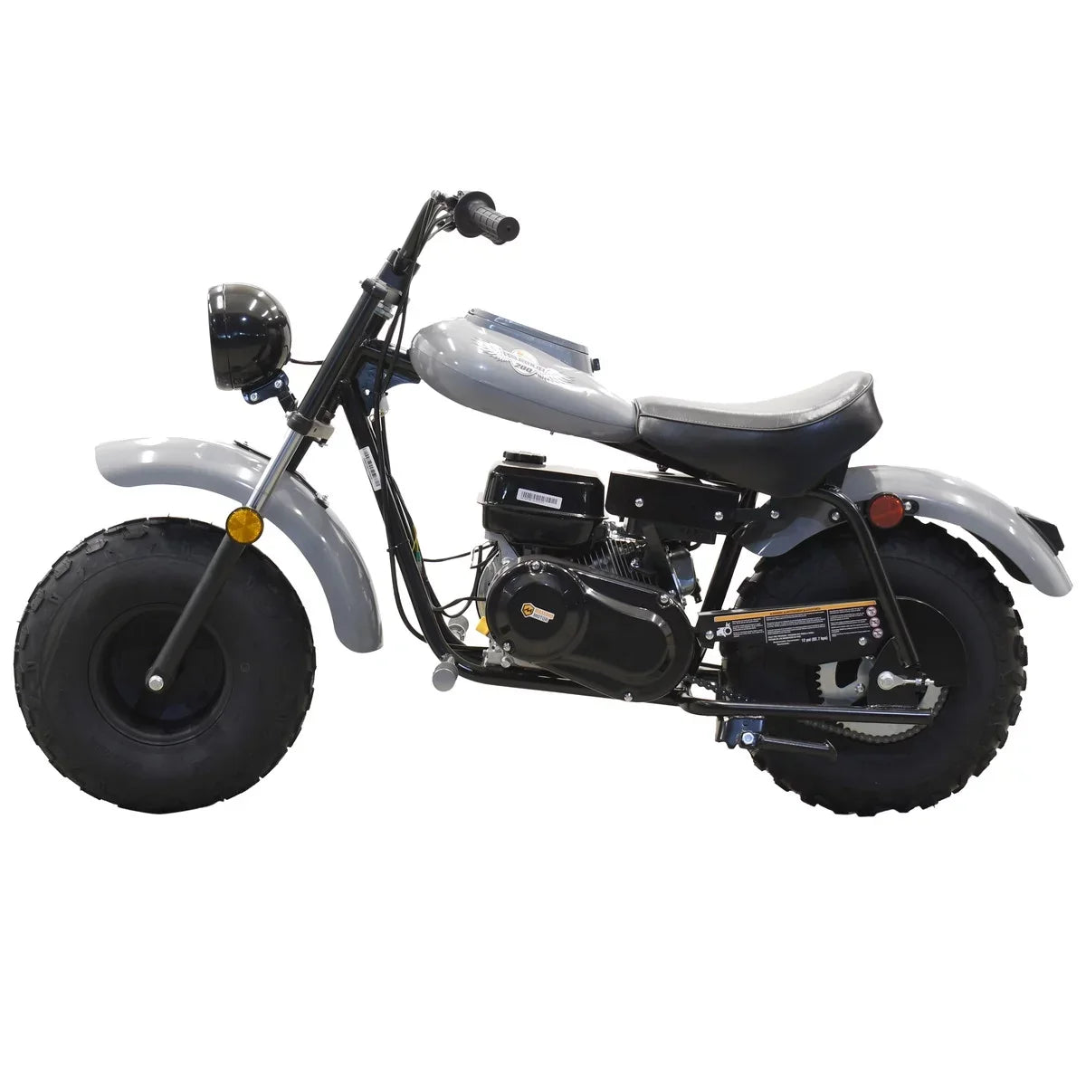 Massimo Motor Mini Bike  6.5HP Gas Powered 200cc Motorcycle (Gray)