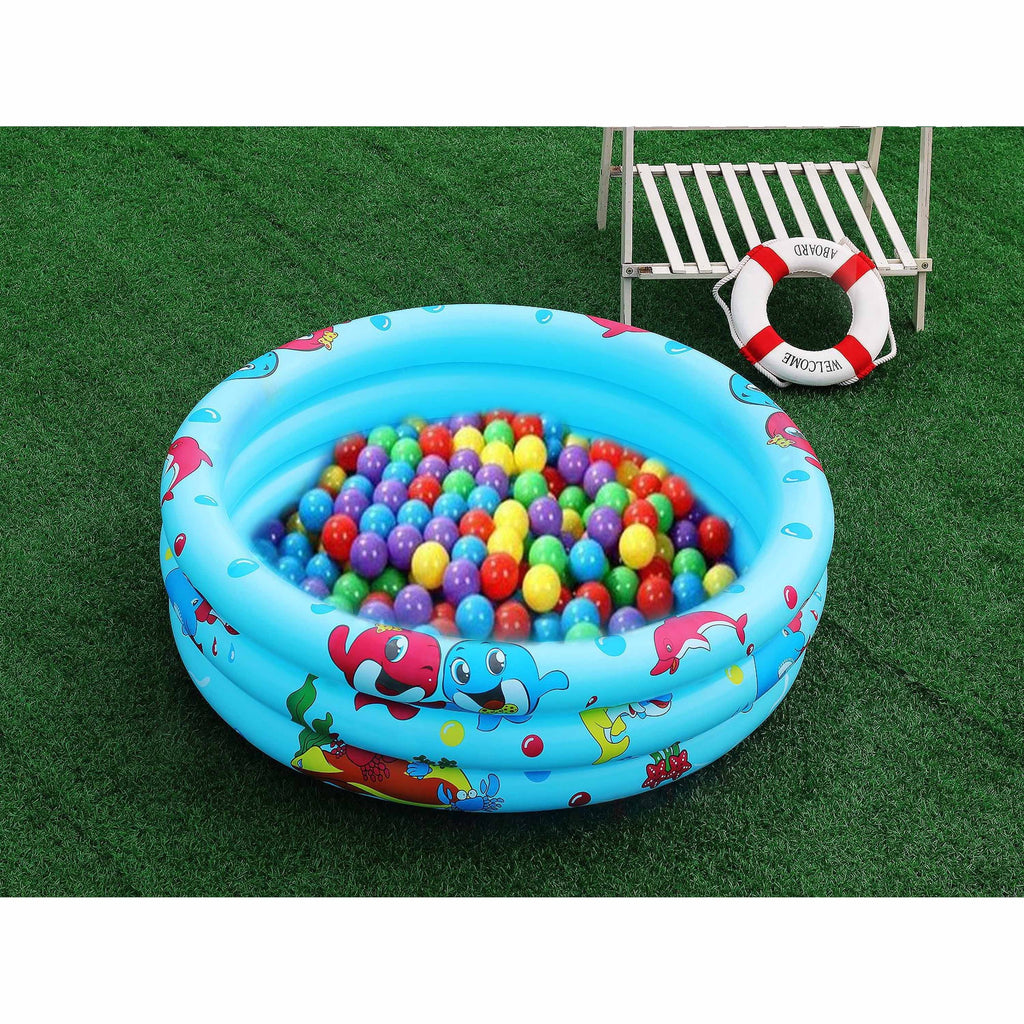 59" Inflatable Baby Swimming Pool,Round Portable Child Little Pump Pool,Kiddie Paddling Pool Indoor&Outdoor Toddler Water Game Play Center for Kids/Girl/Boy,Summer Saving
