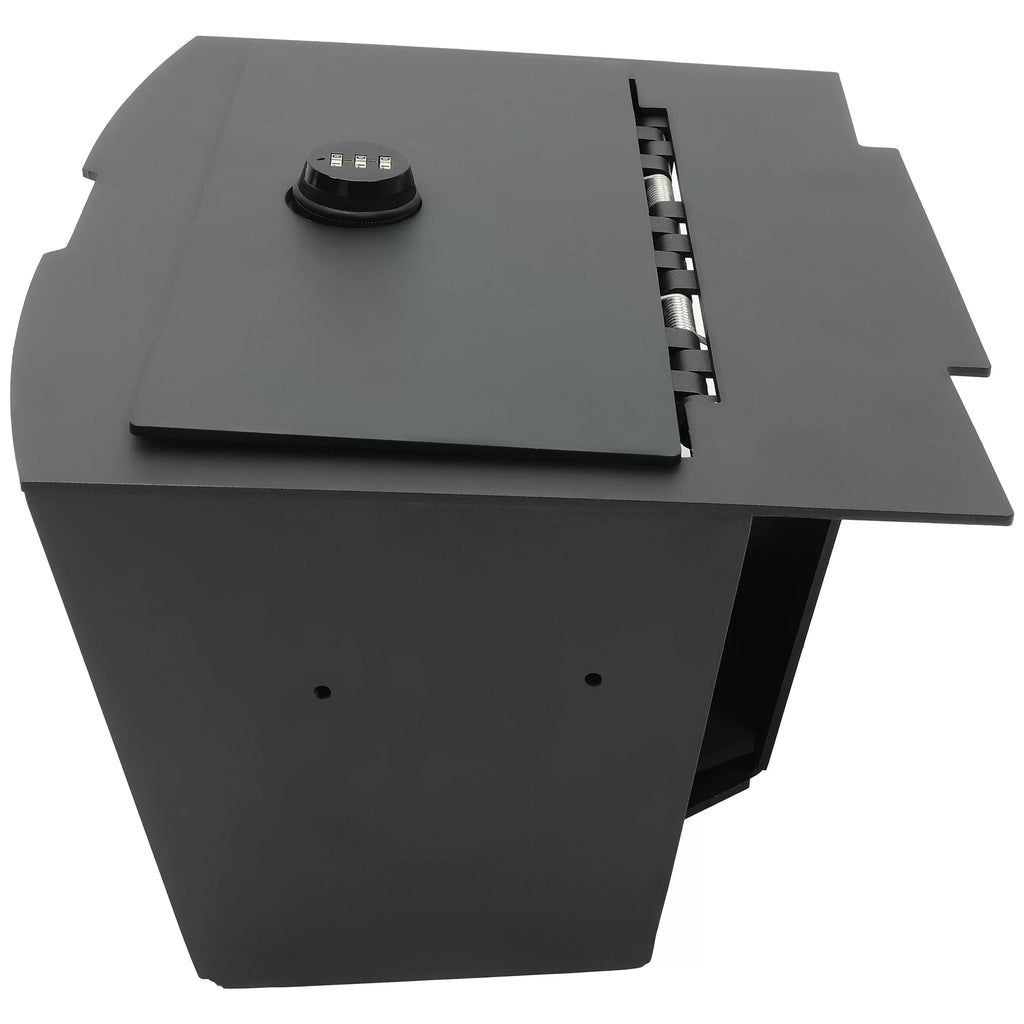 Center Console Gun Safe Storage Box Console Vault for 2009-2018 Dodge Ram 1500 2500 3500  Lock Console Safe Vault