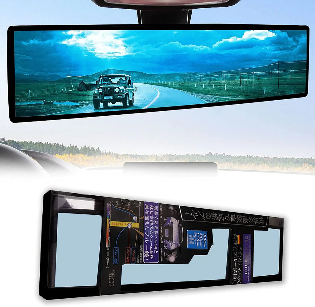 Rear view Mirror Rearview Mirror Wide Angle Broadway Panoramic Anti Glare Mirror Blindspot Accessories Universal Interior Car Convex Mirror for Car  Trucks.