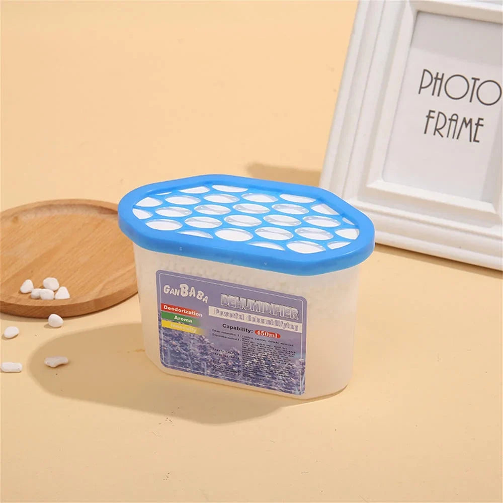 5pc 500ml Dehumidifier Internal Moisture-Proof Mold Remover Moisture-Absorbing Moisture-Proof Dehumidifier Wardrobe Room Desiccant Moisture Absorption Box