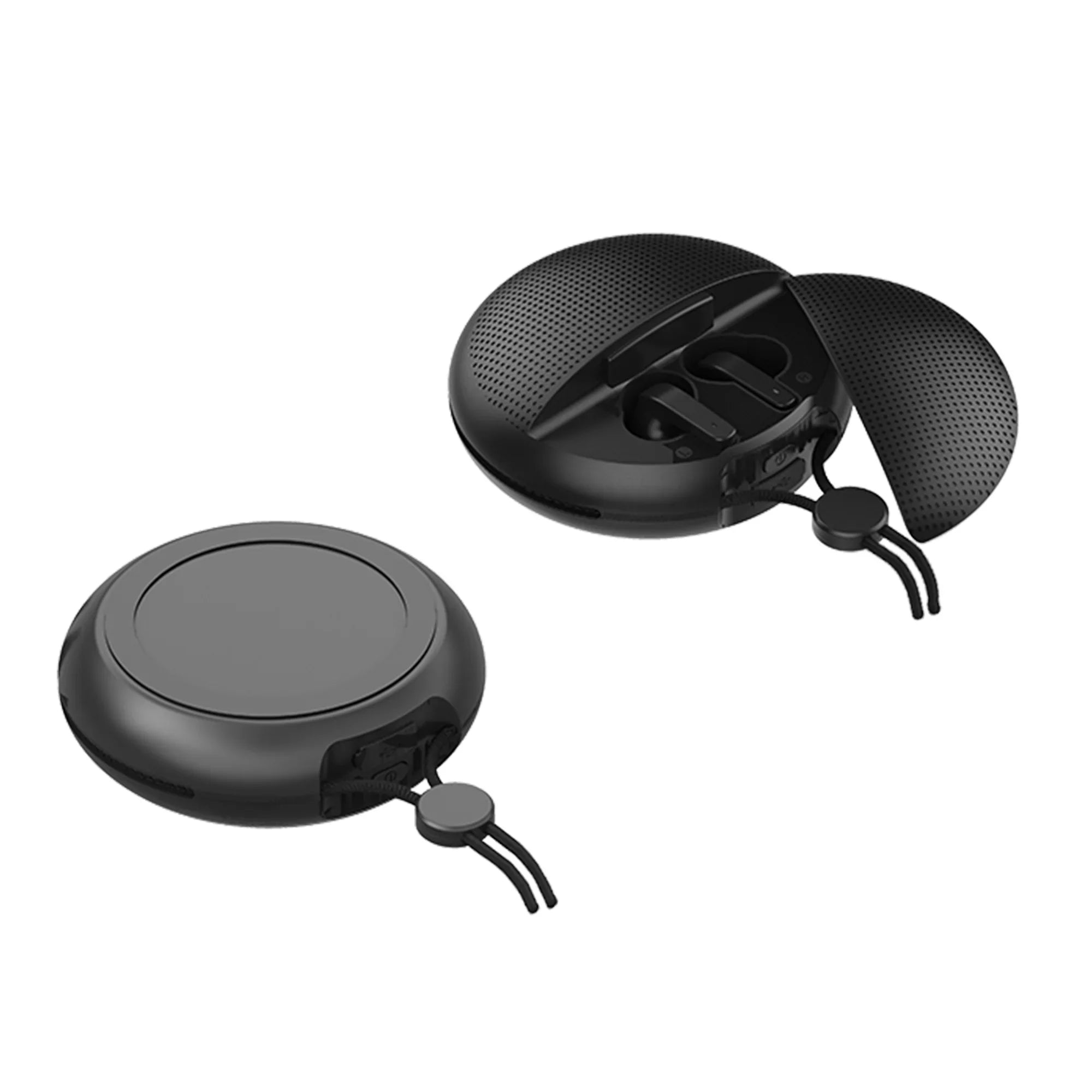 2 in 1 Wireless Speaker &  earbuds Hifi Sound earphone Portable Smart Bluetooth Speakers for Outdoor Sport