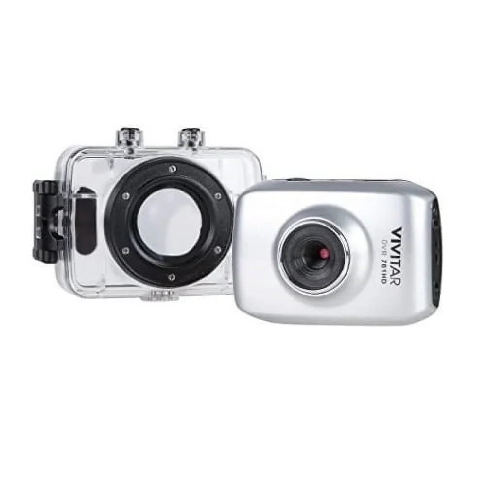 Vivitar  Action Cam with Waterproof Case and 50-In-1 Action Camera Kit
