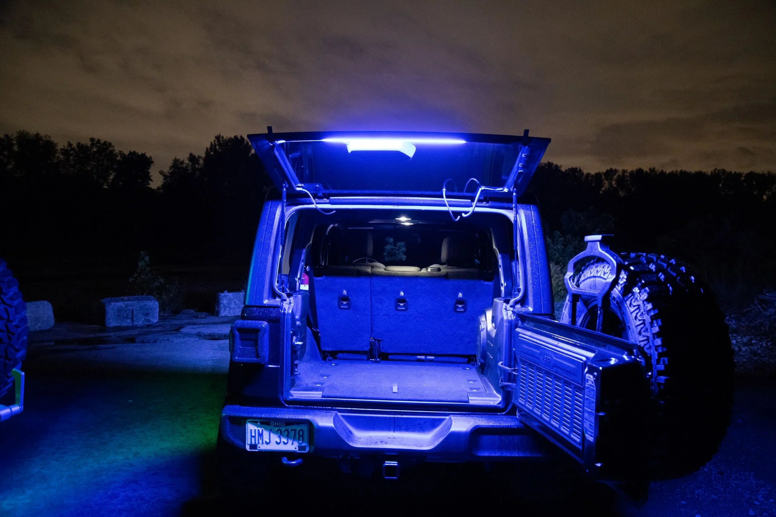 Brawlee Silicone  Interior Bluetooth Light Bar with Remote By Done Right  . Fits All Jeep Wranglers Hardtop Models  of , , , , , ,  from 1987 -2023.