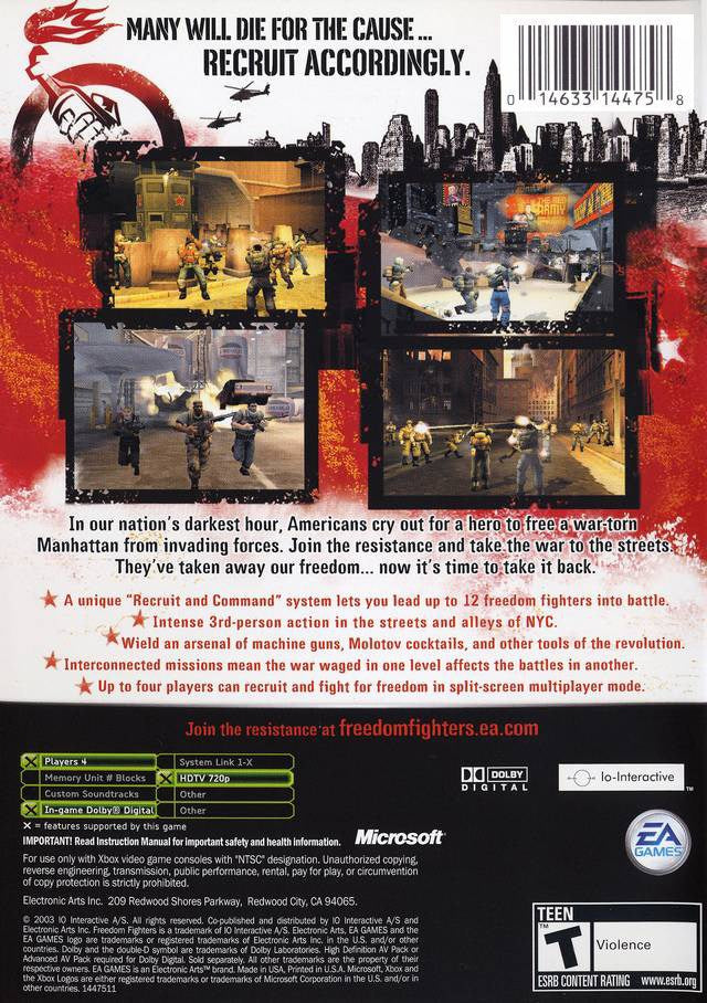 Freedom The Battle for Liberty Island - Xbox