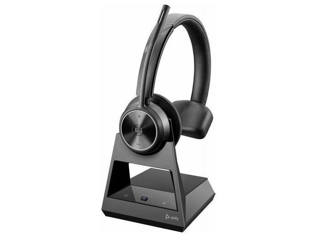 Poly Voyager 4310- Microsoft Teams Certified Headset with charge stand - Google Assistant, Siri - Mono -  Type  - Wired/Wireless - Bluetooth - 164 ft - 20 Hz - 20 kHz - Over-the-head, On-ear -...
