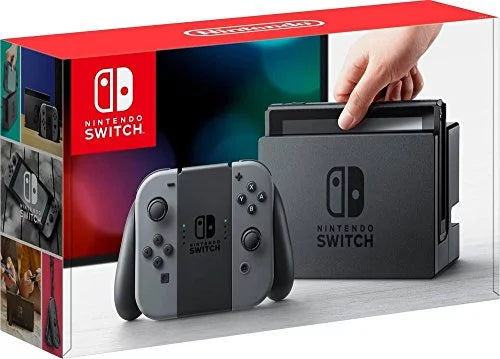 Nintendo Switch 6 items Bundle:Nintendo Switch 32GB Console Gray Joy-con,128GB Micro  Card Nintendo Joy-Con (/) Wireless Controllers Neon Red,Mario Kart 8 Deluxe Mytrix  Cable and Wall Charger