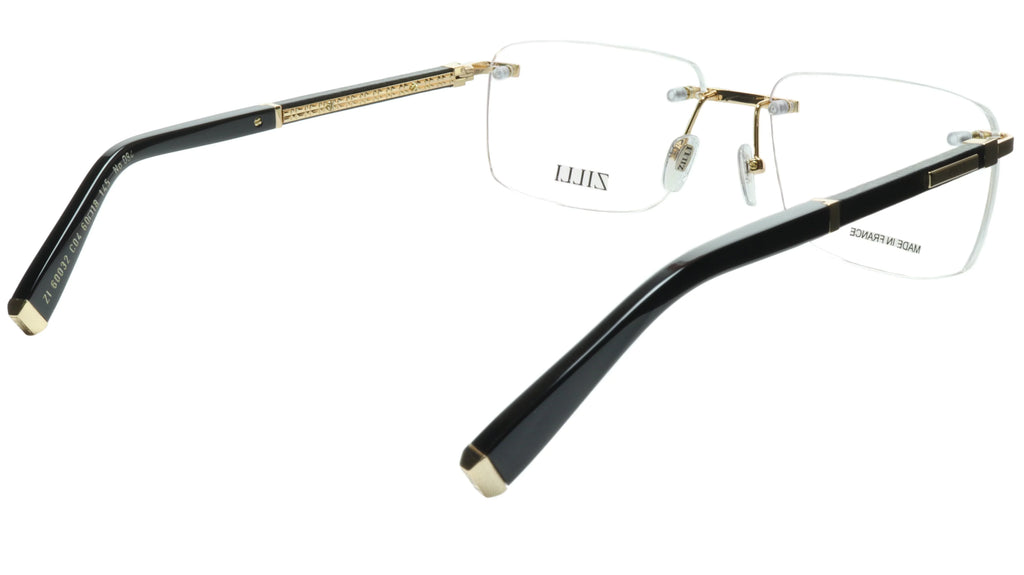 Rimless Eyewear Made with Real Leather and High Quality Titanium