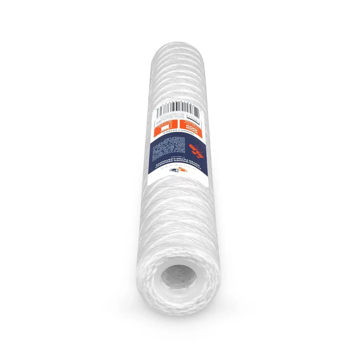 Aquaboon 1 Micron 20" x 2.5" String Wound Sediment Water Filter Cartridge | Universal Replacement for Any 20 inch  Unit | Compatible with 101-230, -5-20, -2C, -20, -, 4-Pack