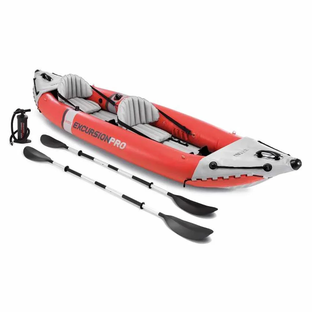 Intex 2 Person Vinyl Kayak w/ Oars & Pump & 2-Person  Kayak w/ Oars Air Pump