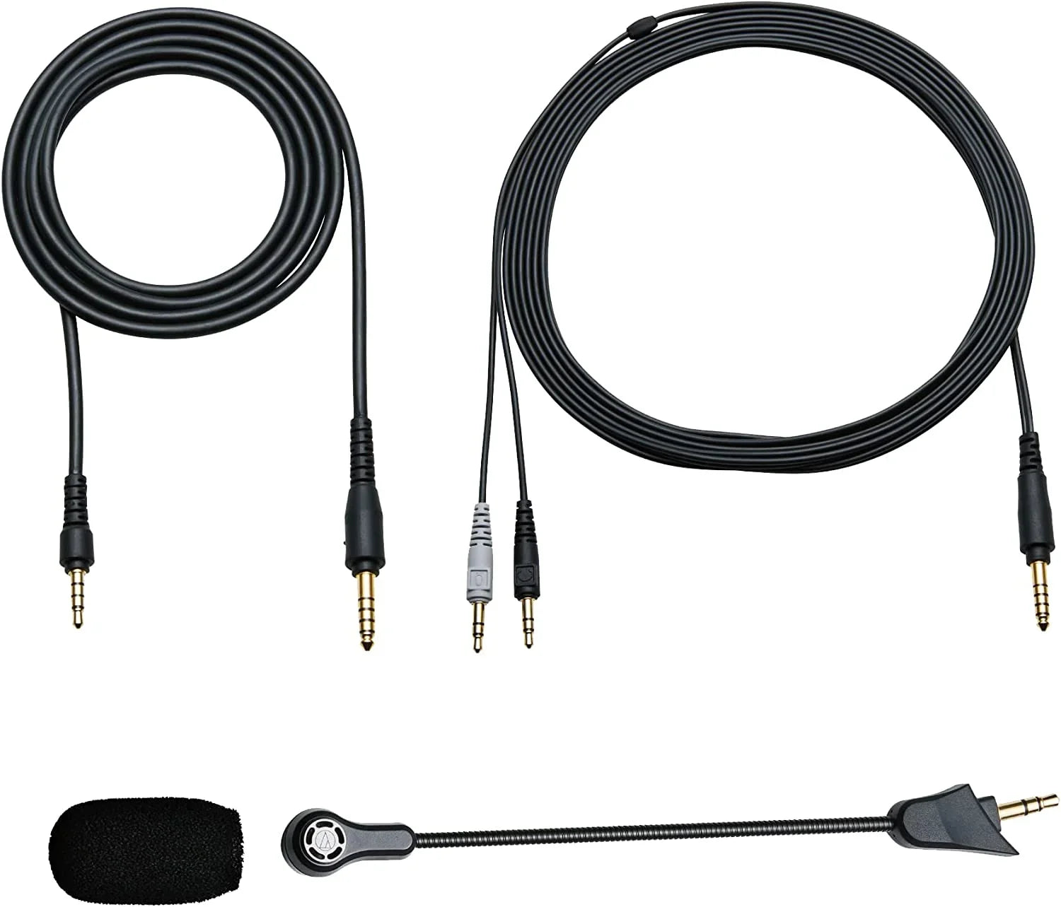 Audio Technica - Closed-Back Wired Gaming Headset - Black/Blue with an Additional 1 Year Coverage by Epic Protect (2022)