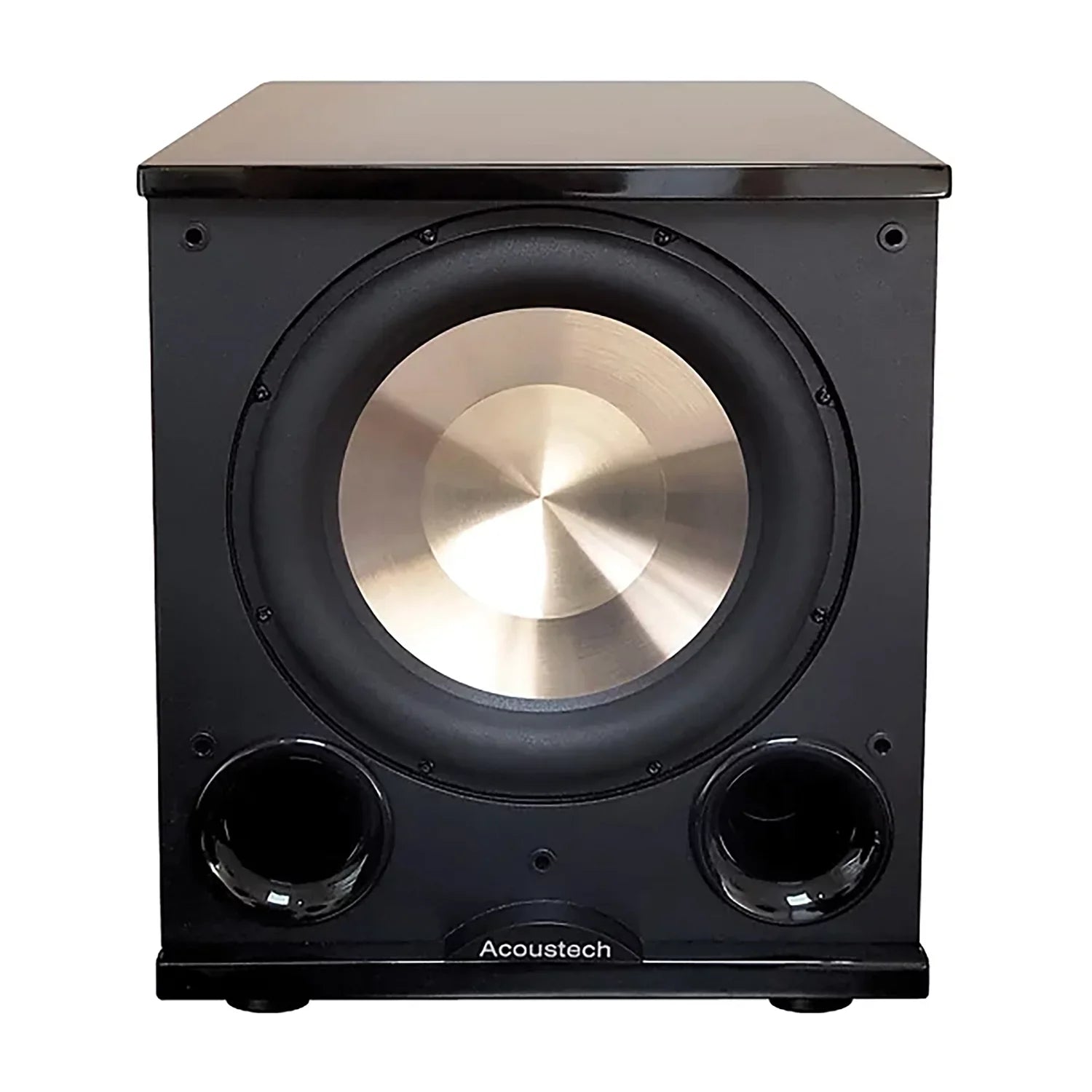 America -200II Acoustech -200  Indoor 250-Watt-Continuous Powered Subwoofer, Black