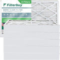 Filterbuy 16x30x4  13 Pleated   Furnace Air Filters (6-Pack)