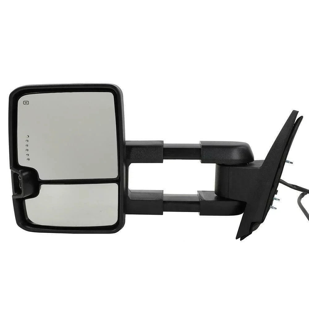Teledu Power Heated Chrome Towing Mirrors For Chevrolet   Signal&Backup Lamp