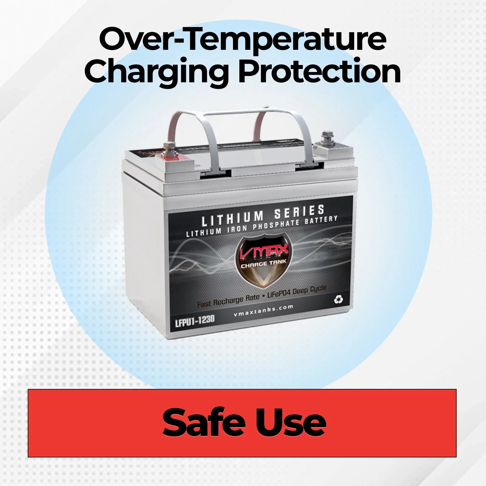 '-1230 Group  12V Drop-In-Ready Marine Battery 385Wh 30AH Lithium Iron LiFePO4 with built in  Lightweight ideal for Small Boats, Canoe Kayak Inflatable (8.4LBS)