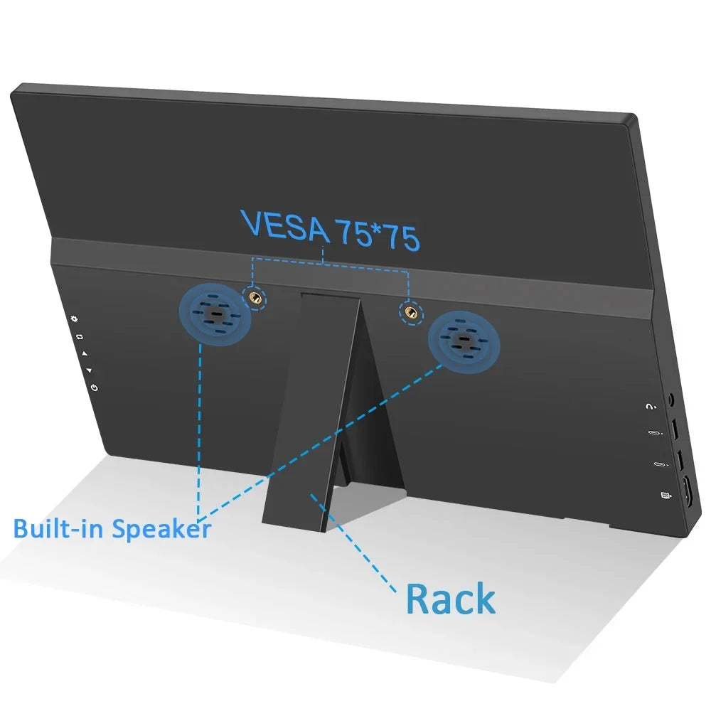 Protable Monitor 11.6 Inch 1366x768 60Hz TouchScreen Compture Monitor For  Gamer   Stick Switch Raspberry  Display