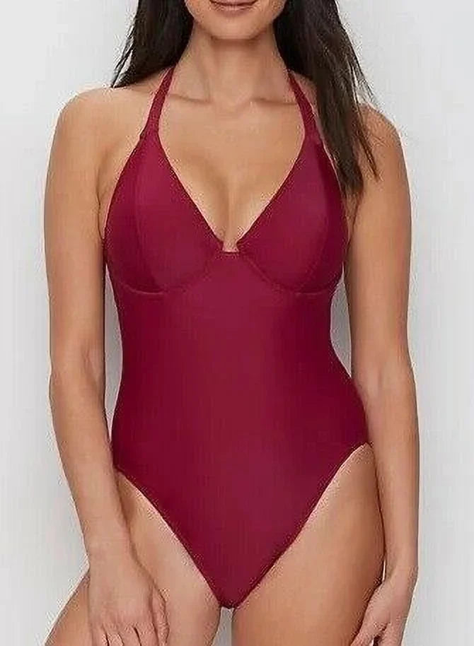 Miss Mandalay   Dune Underwire One Piece Swimsuit,  36G,  36F