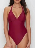Miss Mandalay   Dune Underwire One Piece Swimsuit,  36G,  36F