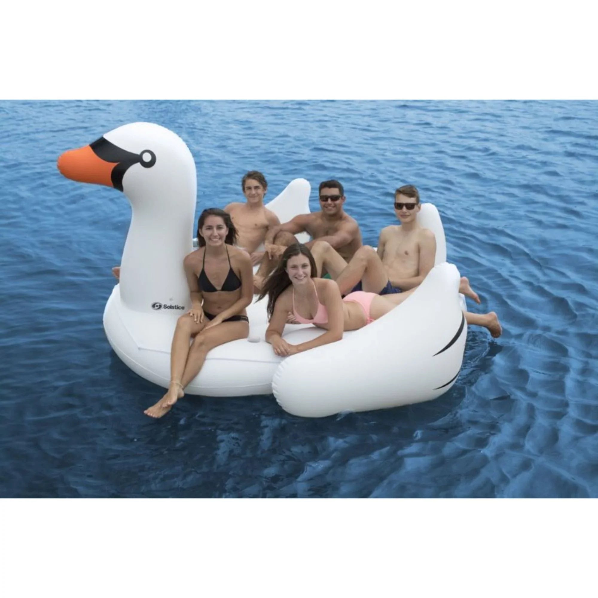 105" Inflatable Giant Swan Mega Island
