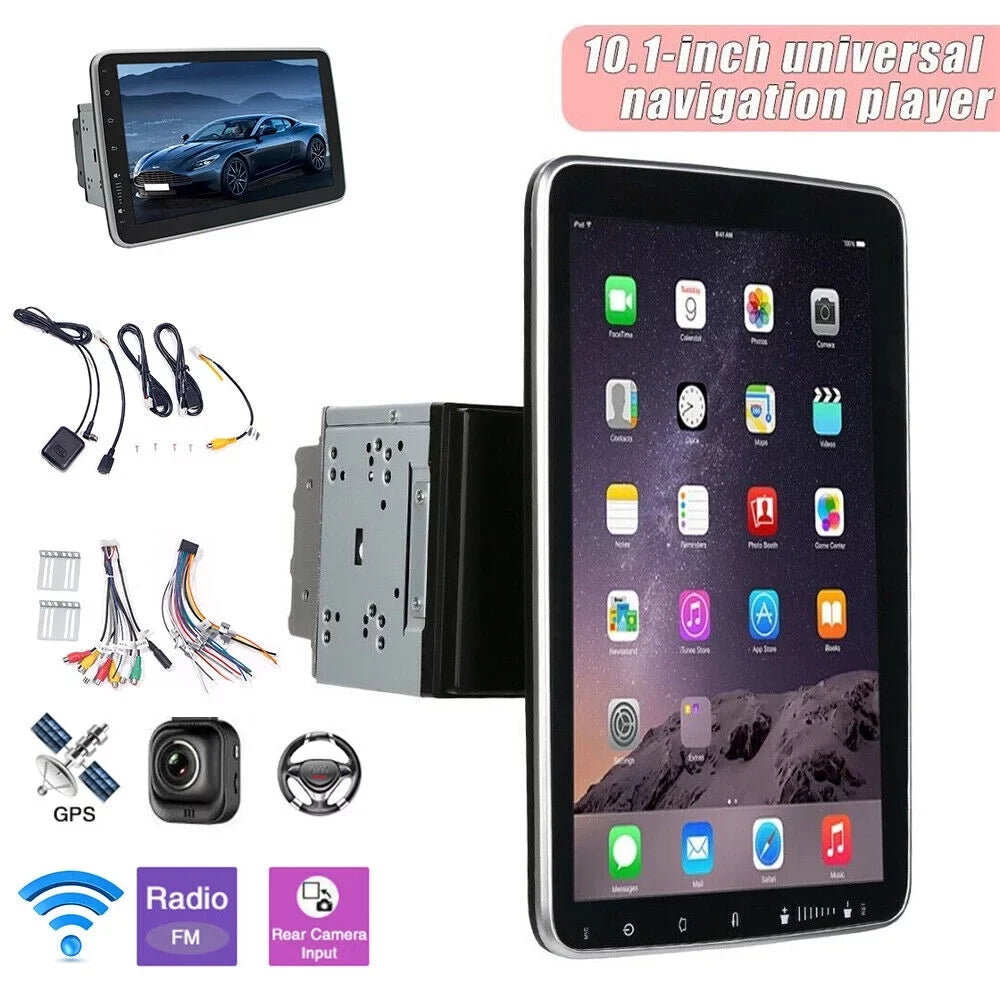 Paddsun  10 Inch On-Board Android 9.1  Wifi Dual Din Touch Screen Player Navigation