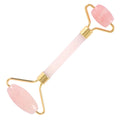 Jade Roller, Face Roller, Facial Beauty Roller Skin Care Tools, Rose Quartz Massager for Face, Eyes, Neck, Body Muscle Relaxing and Relieve Fine Lines and Wrinkles Gua Sha