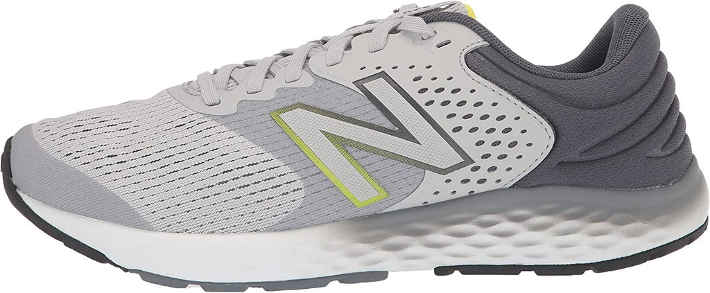 New Balance Men's 520  Running Shoe, Gray/Gray/Hilite, 12